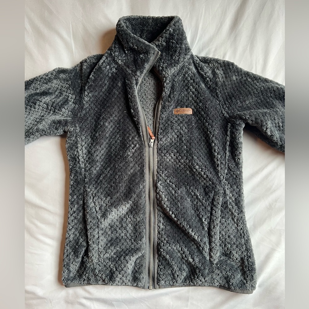 Columbia Womens Dark Gray Sherpa Jacket